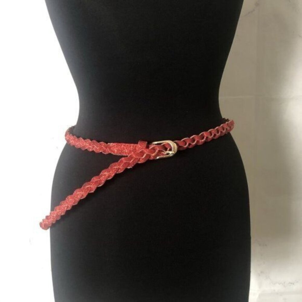 Glimmering Women Braid Fashion Belt